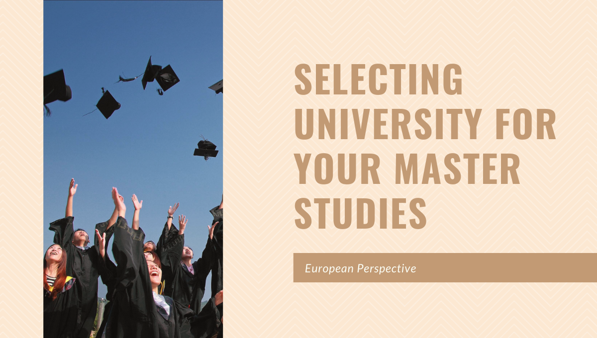 Selecting countries for your Master Studies – Europe
